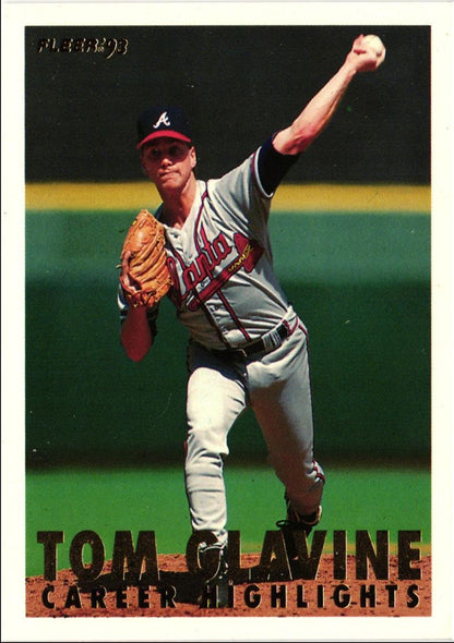 1993 Fleer Tom Glavine Career Highlights Tom Glavine