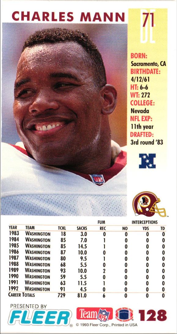 1993 GameDay Charles Mann