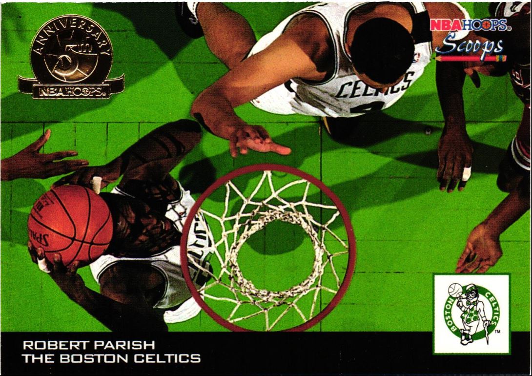 1993 Hoops Scoops Fifth Anniversary Gold Robert Parish