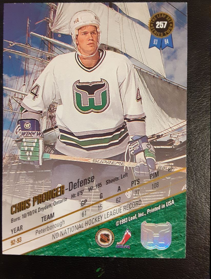 1993 Leaf Chris Pronger