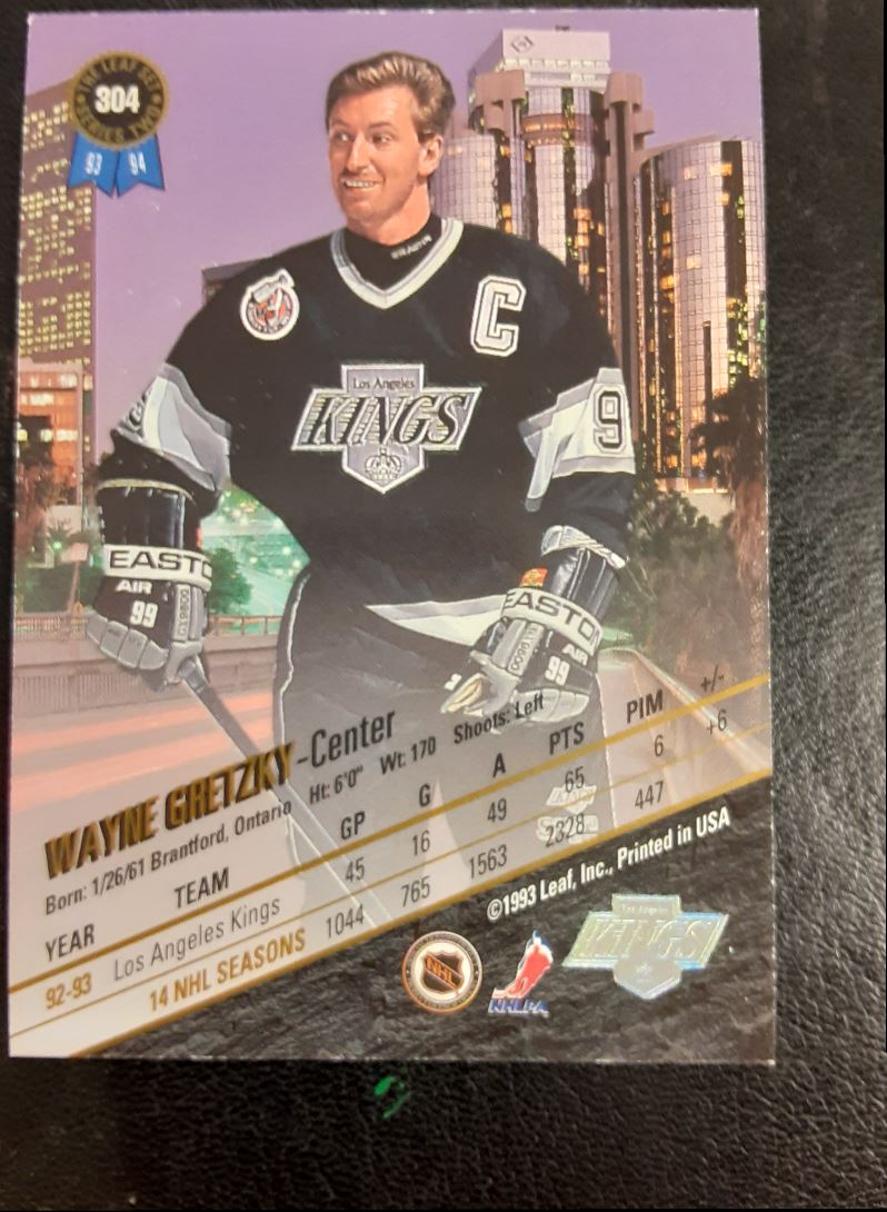 1993 Leaf Wayne Gretzky