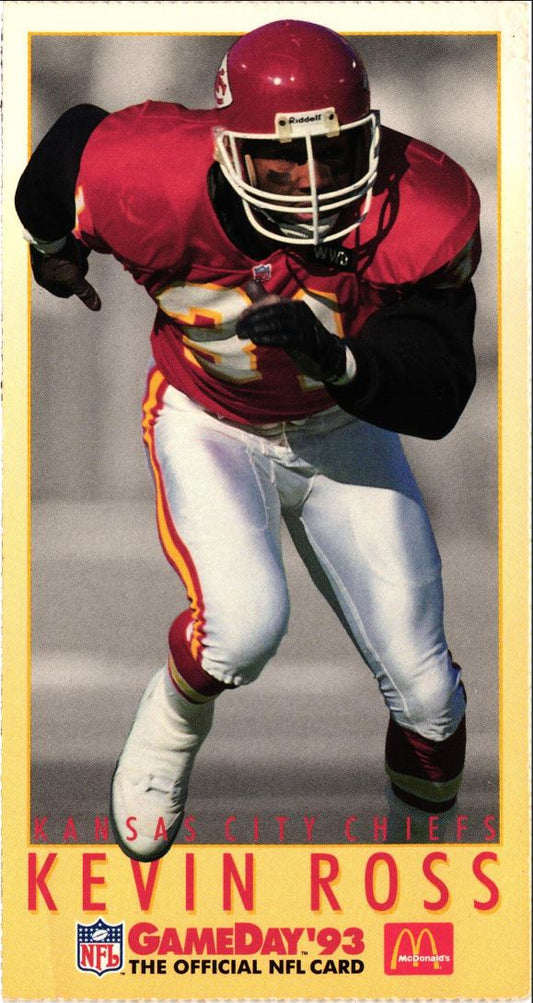 1993 McDonald's GameDay Kansas City Chiefs Kevin Ross