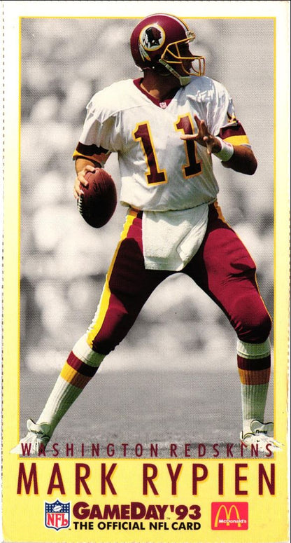 1993 Mcdonalds GameDay All-Stars Mark Rypien