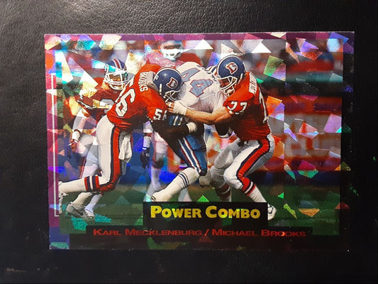 1993 Pro Set Power Combos Gold Karl Mecklenburg / Michael Brooks