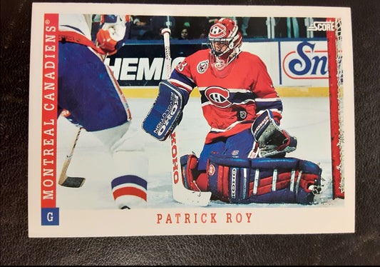 1993 Score Canadian Patrick Roy