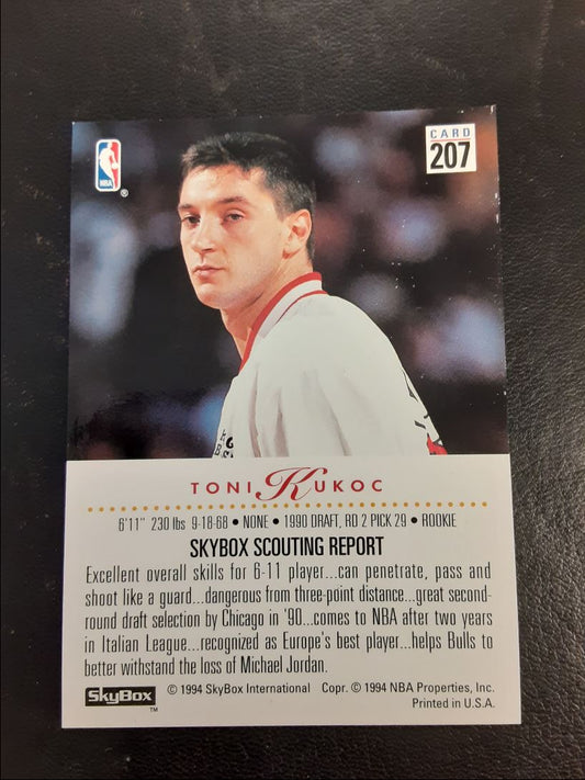 1993 SkyBox Premium Toni Kukoc