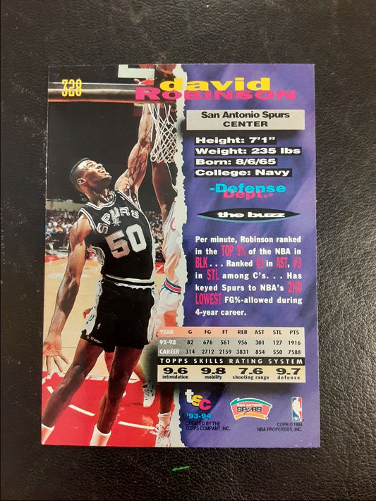 1993 Stadium Club David Robinson