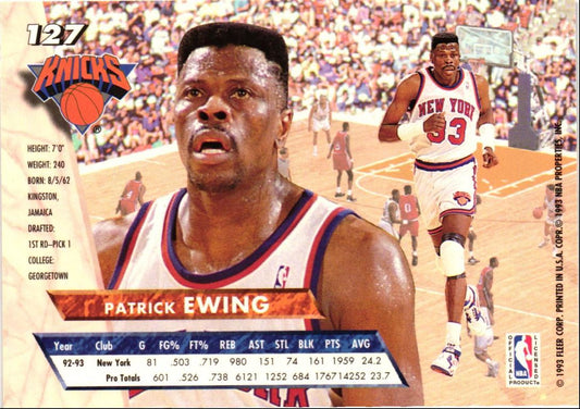 1993 Ultra Patrick Ewing