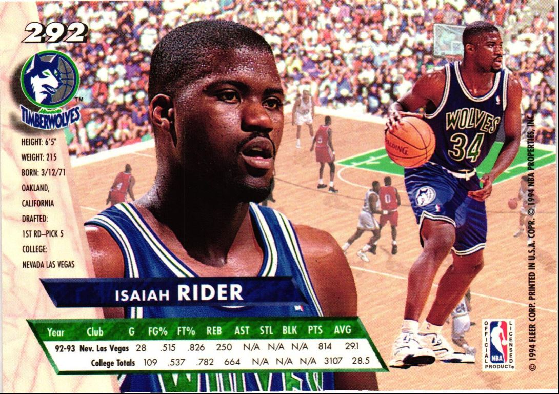 1993 Ultra Isaiah Rider