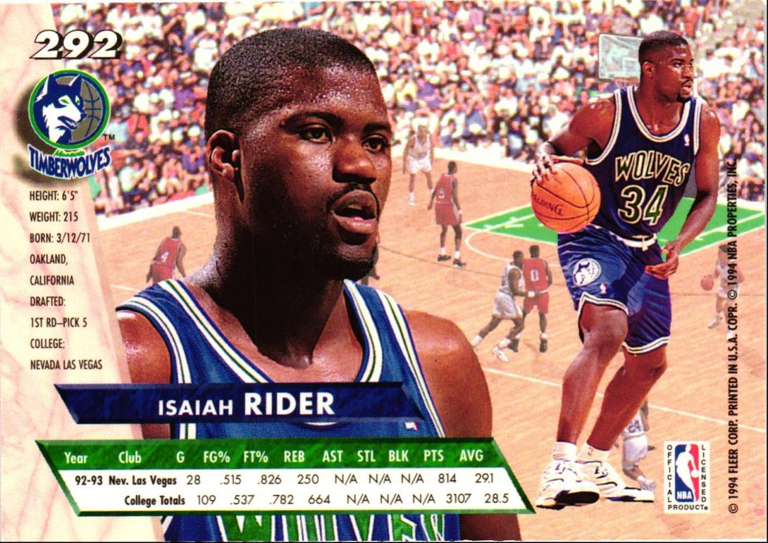 1993 Ultra Isaiah Rider