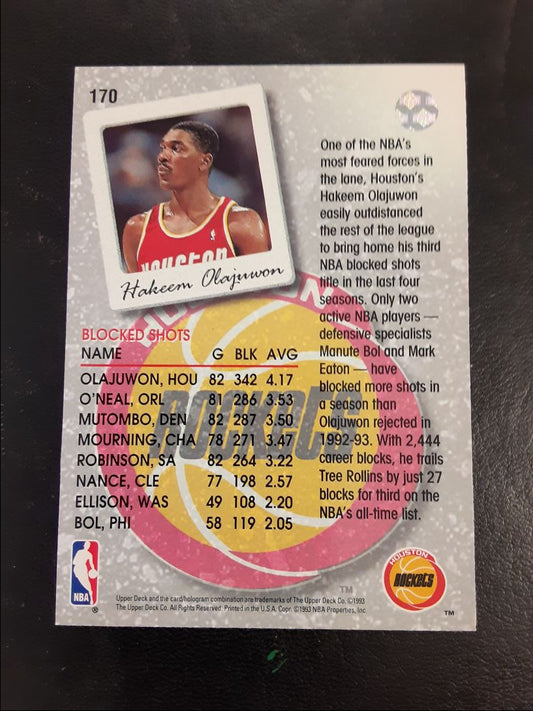 1993 Upper Deck Hakeem Olajuwon