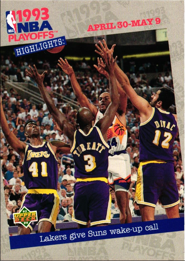 1993 Upper Deck Charles Barkley/Vlade Divac/Sedale Threatt