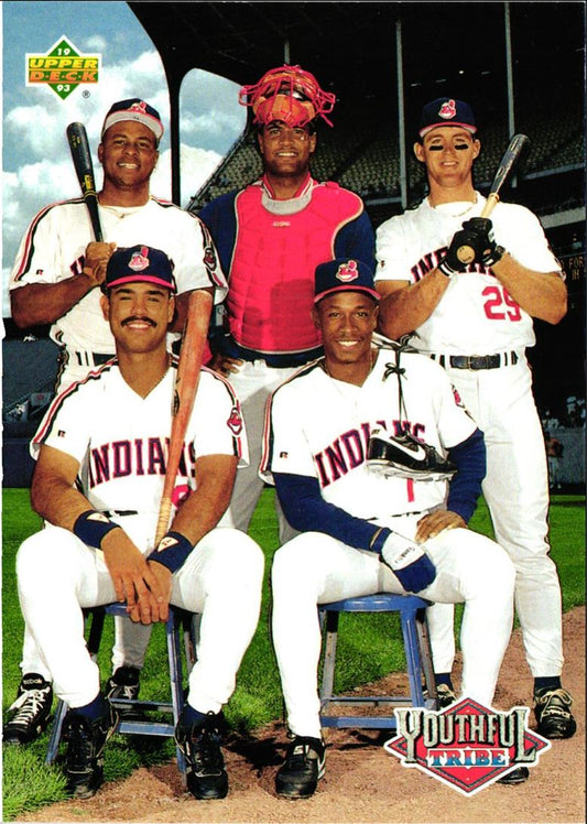 1993 Upper Deck Albert Belle/Sandy Alomar Jr./Jim Thome/Carlos Baerga/Kenny Lofton