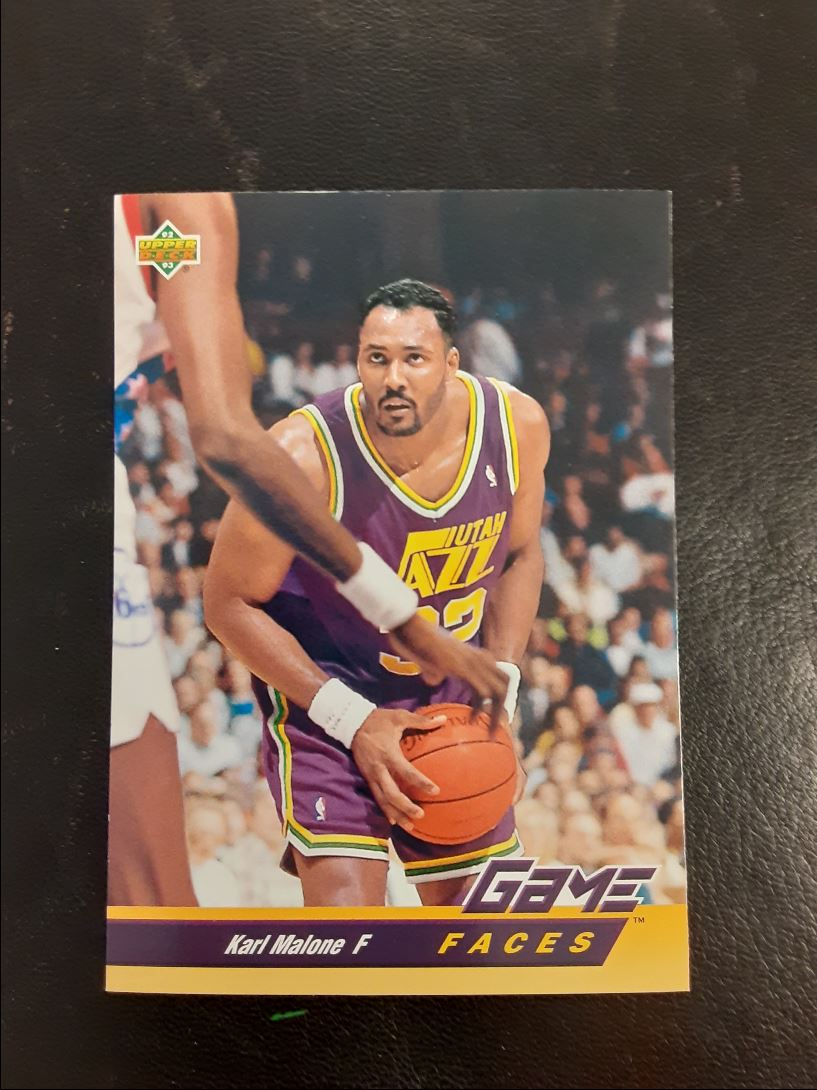 1993 Upper Deck Game Face Karl Malone