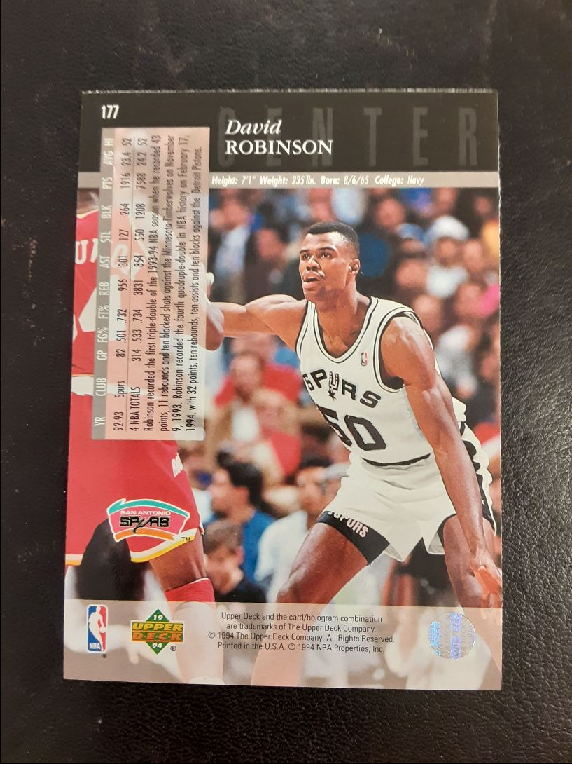 1993 Upper Deck Special Edition David Robinson