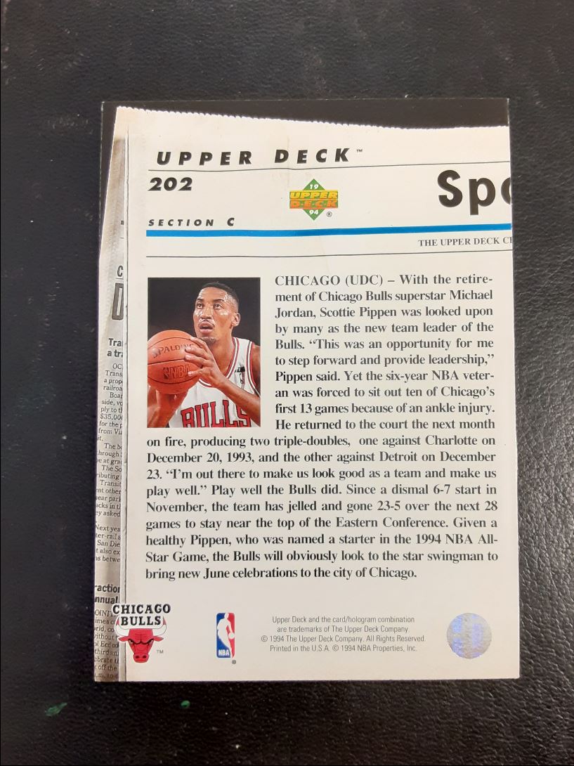 1993 Upper Deck Special Edition Scottie Pippen