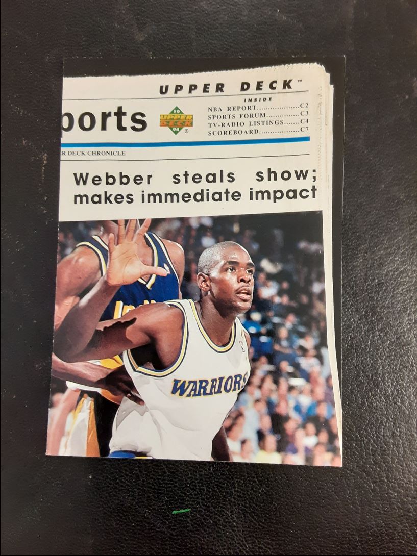 1993 Upper Deck Special Edition Chris Webber