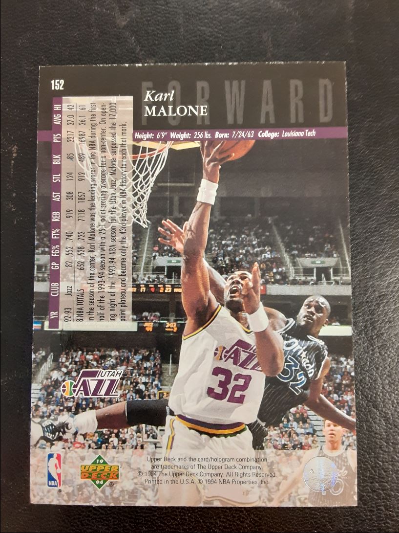 1993 Upper Deck Special Edition Electric Court Karl Malone