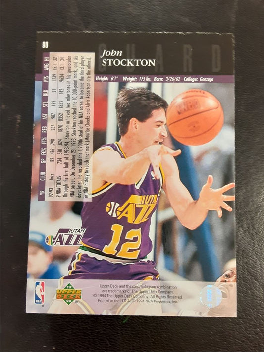 1993 Upper Deck Special Edition Electric Court John Stockton