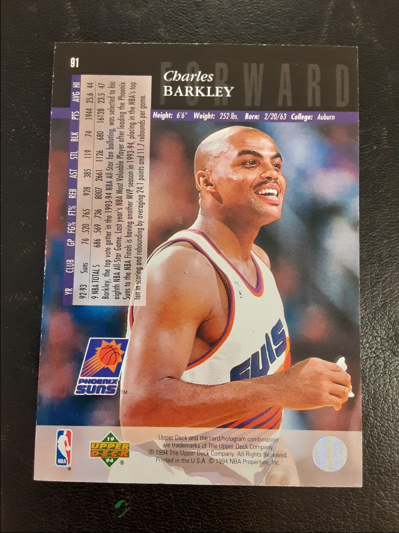 1993 Upper Deck Special Edition Electric Court Charles Barkley