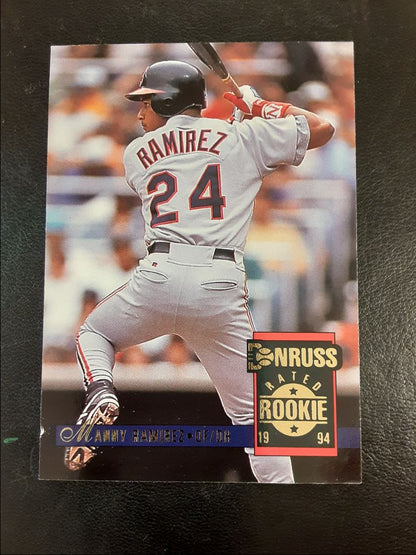 1994 Donruss Rated Rookie Manny Ramirez