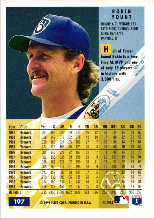 1994 Fleer Robin Yount