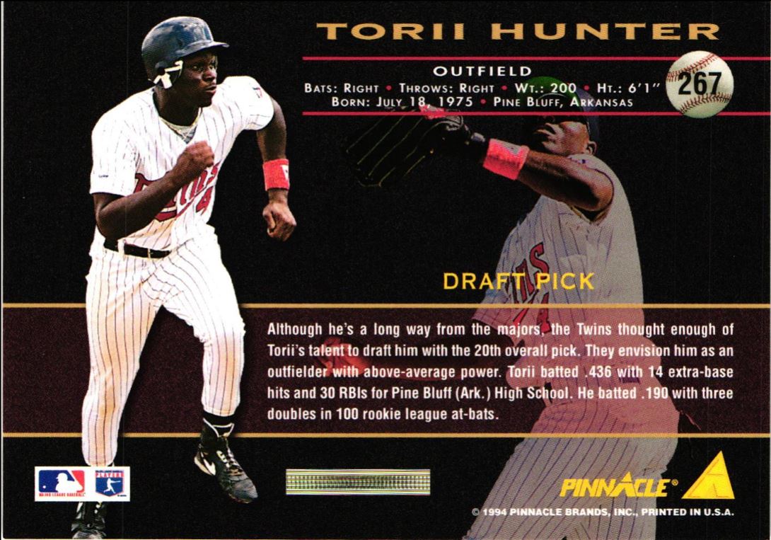 1994 Pinnacle Torii Hunter