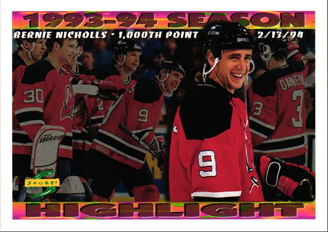 1994 Score Bernie Nicholls