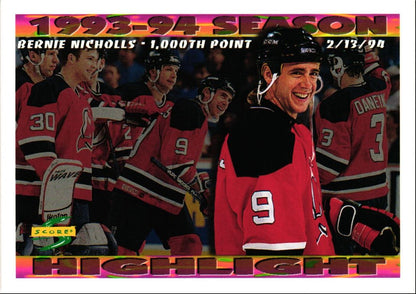 1994 Score Bernie Nicholls