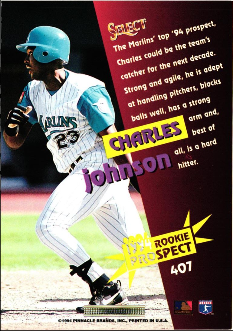 1994 Select Charles Johnson