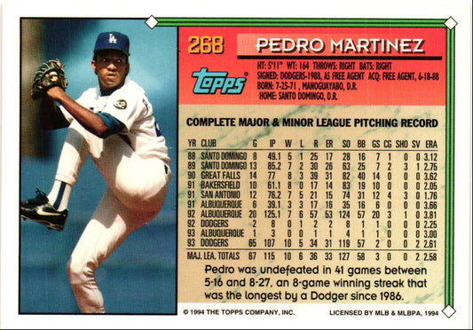 1994 Topps Pedro Martinez