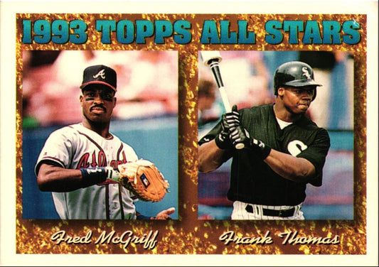 1994 Topps Fred McGriff/Frank Thomas