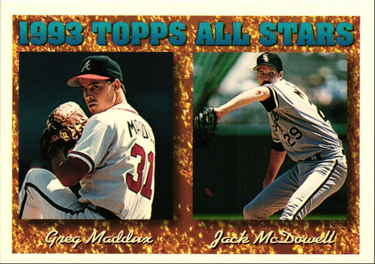 1994 Topps Greg Maddux/Jack McDowell