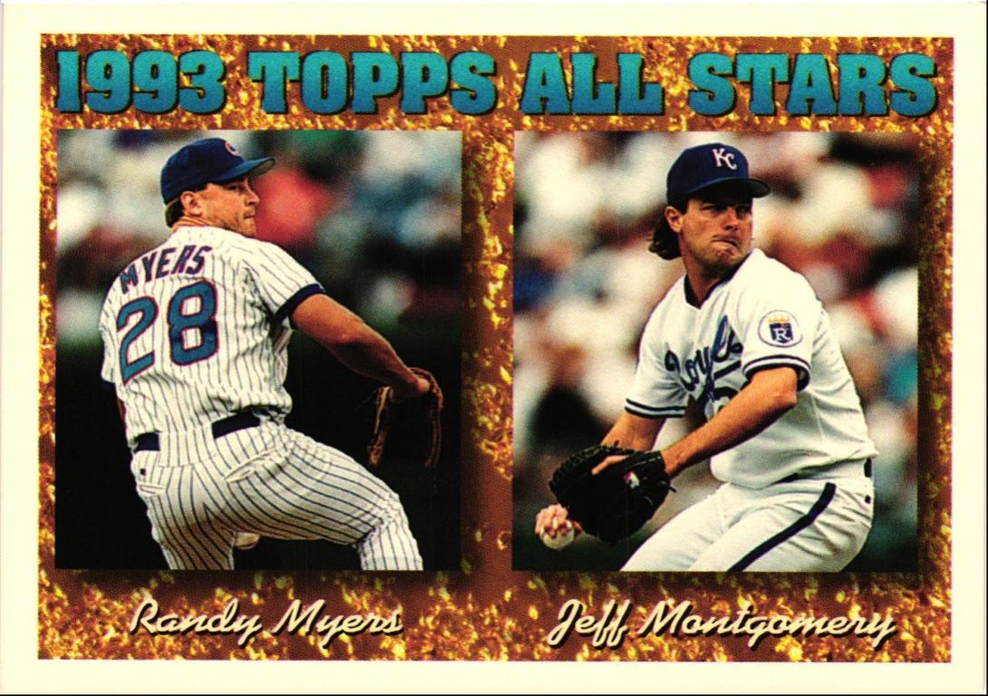 1994 Topps Randy Myers/Jeff Montgomery