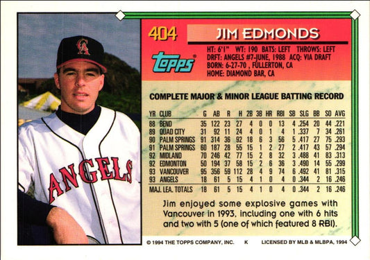 1994 Topps Jim Edmonds