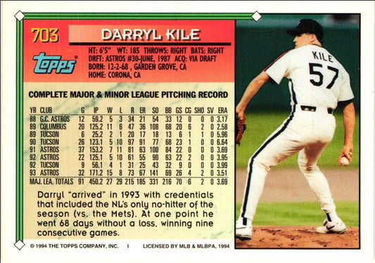 1994 Topps Darryl Kile