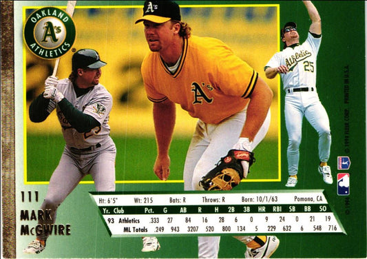 1994 Ultra Mark McGwire