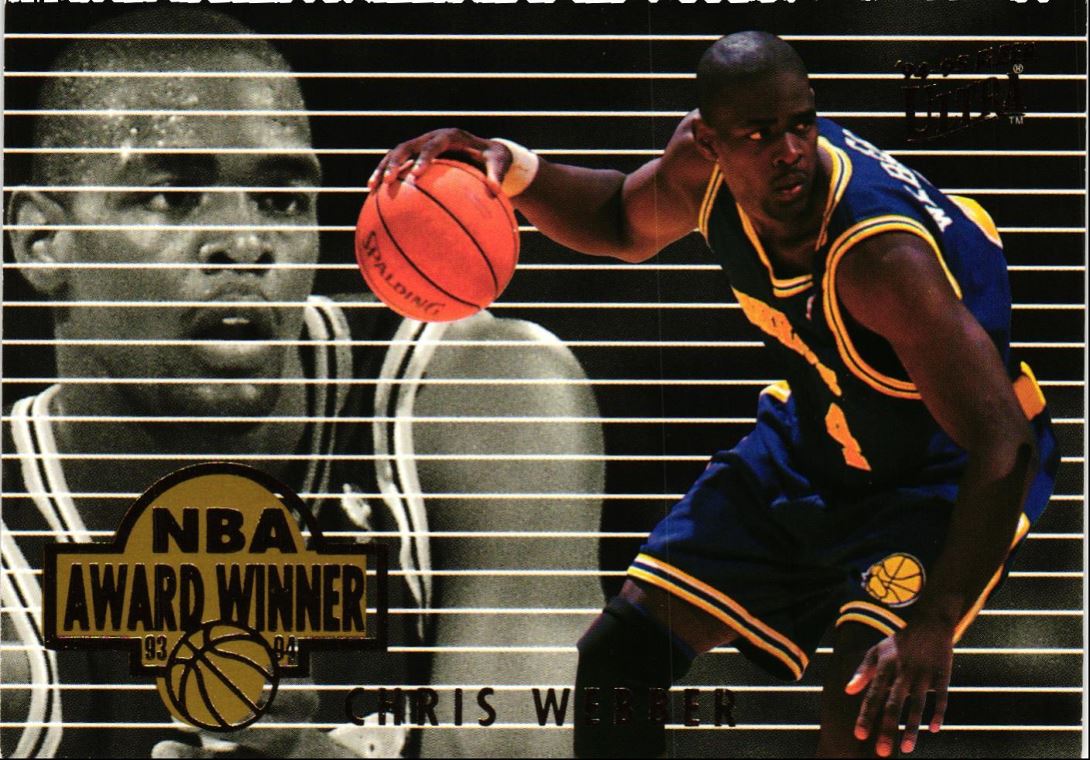 1994 Ultra NBA Award Winners Chris Webber