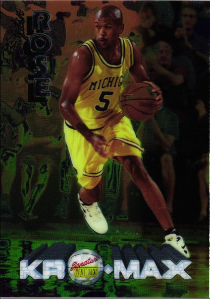 1995 Signature Rookies Kromax Jalen Rose