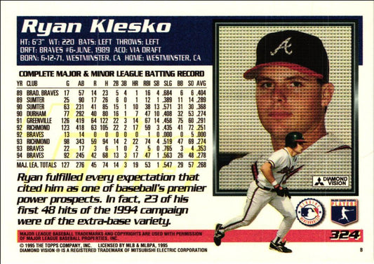 1995 Topps Ryan Klesko