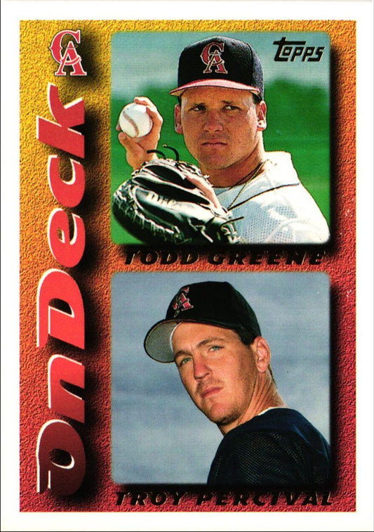 1995 Topps Todd Greene/Troy Percival