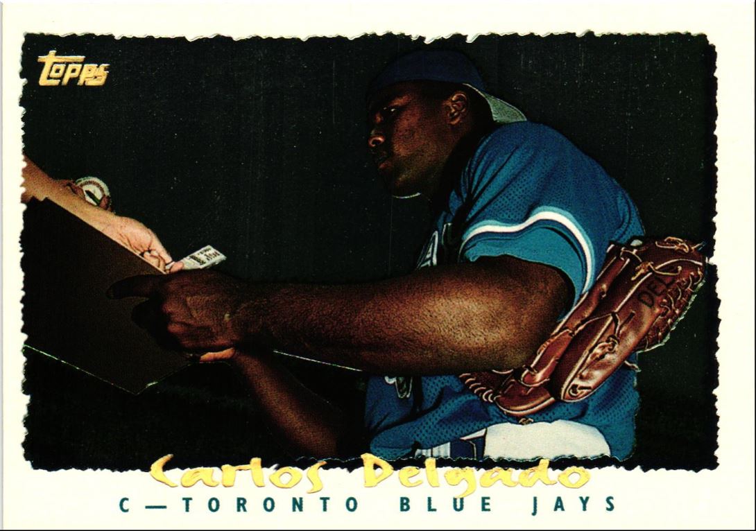 1995 Topps CyberStats (Spectralight) Carlos Delgado