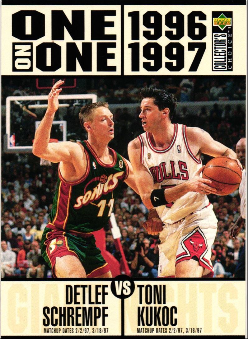 1996 Collector's Choice Detlef Schrempf/Toni Kukoc