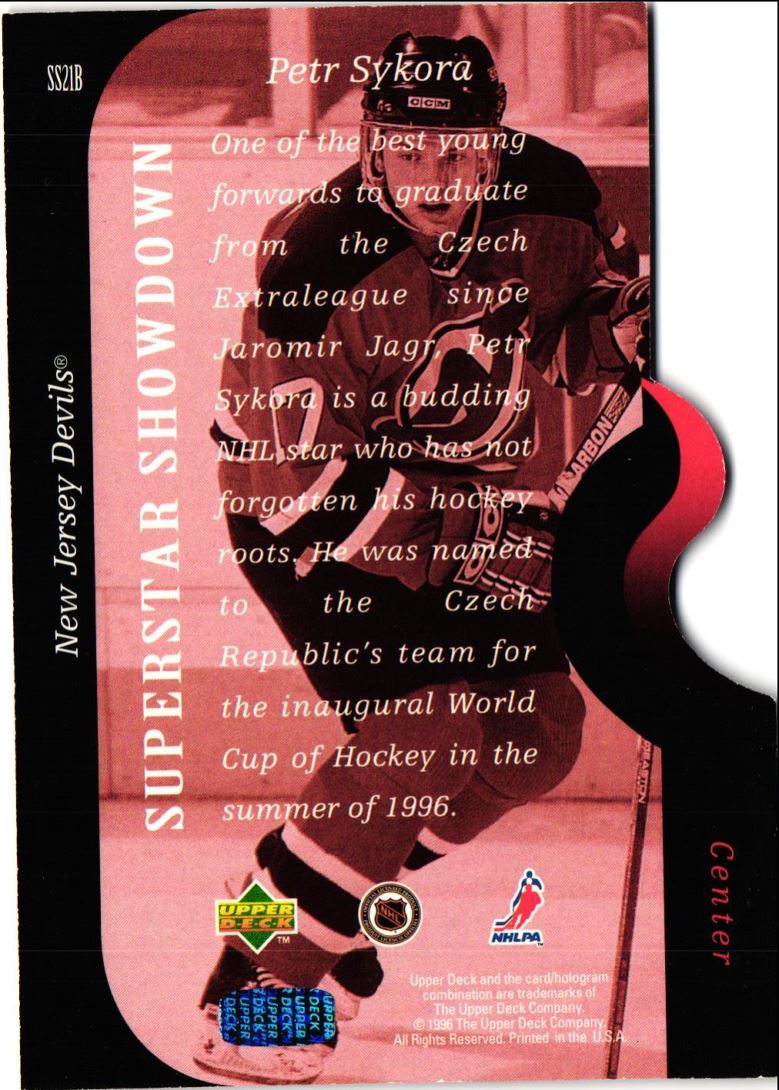 1996 Upper Deck Superstar Showdown Petr Sykora