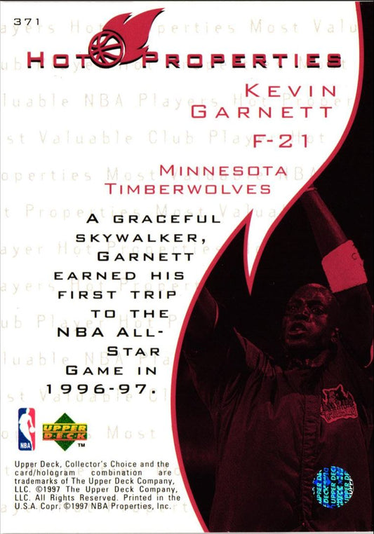 1997 Collector's Choice Kevin Garnett