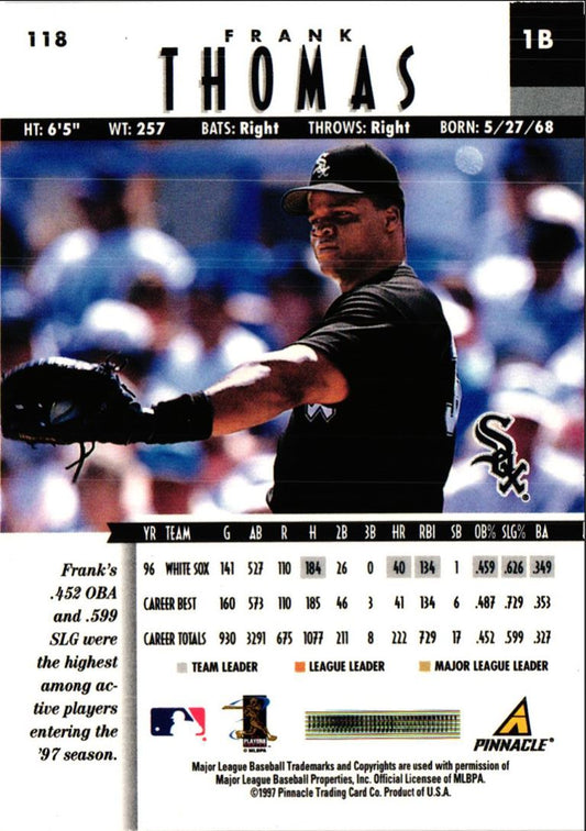 1997 New Pinnacle Frank Thomas