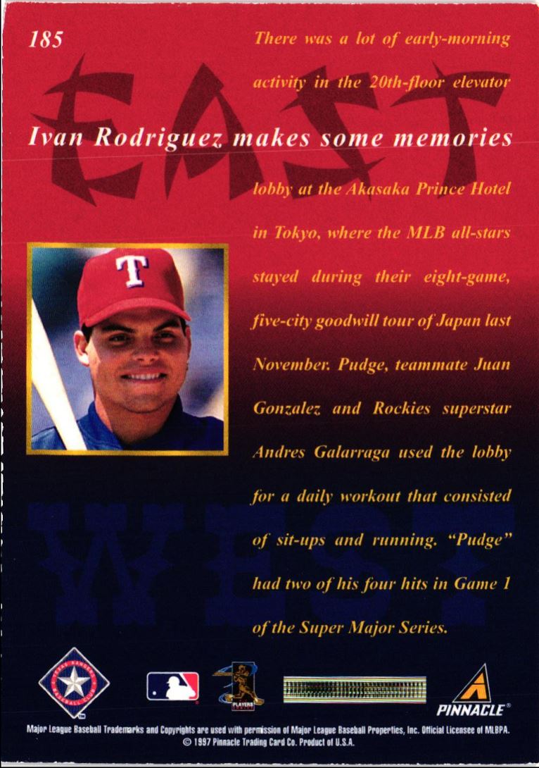 1997 New Pinnacle Ivan Rodriguez