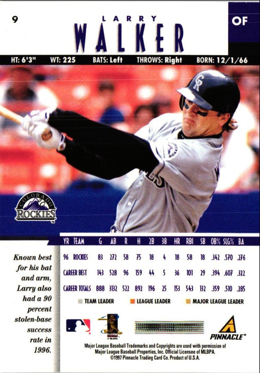 1997 New Pinnacle Larry Walker