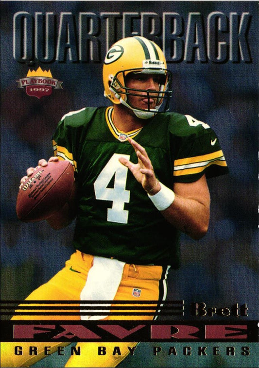 1997 Score Board Playbook By The Numbers Brett Favre