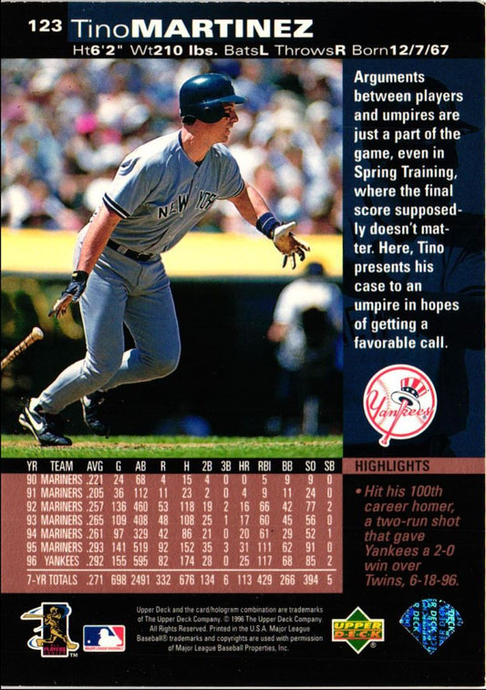 1997 Upper Deck Tino Martinez